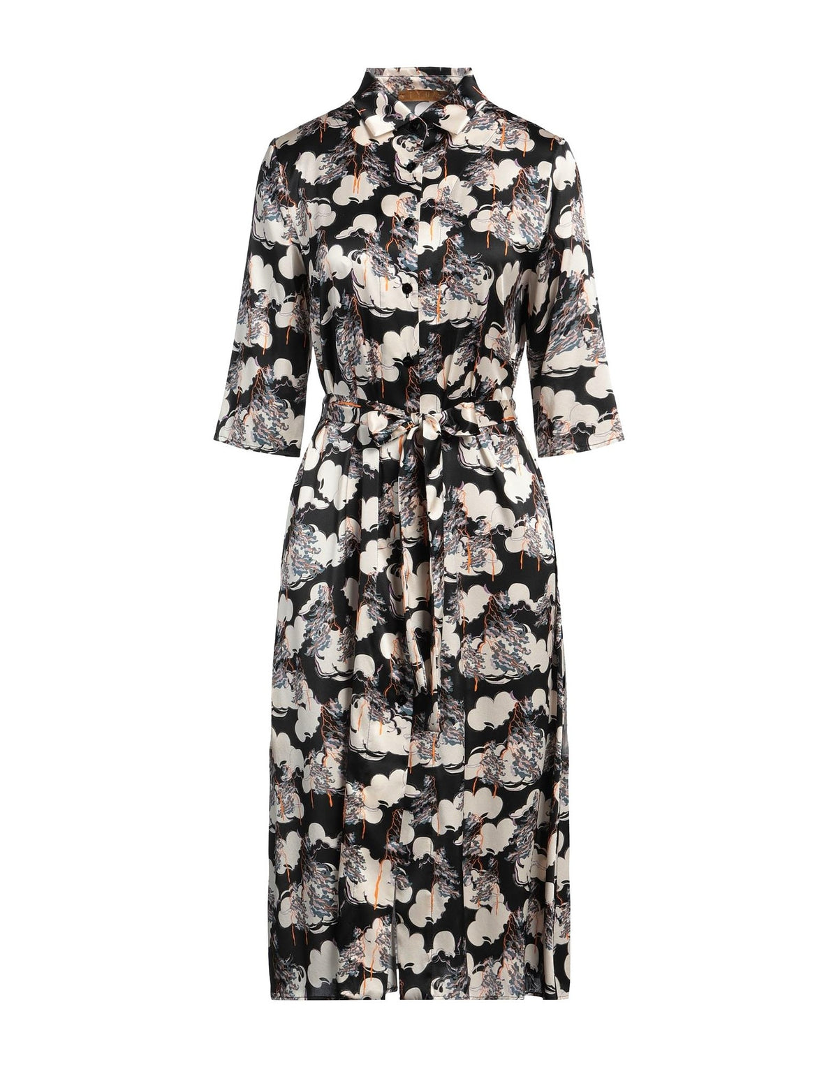 Siyu Womens Midi Dresses - Black