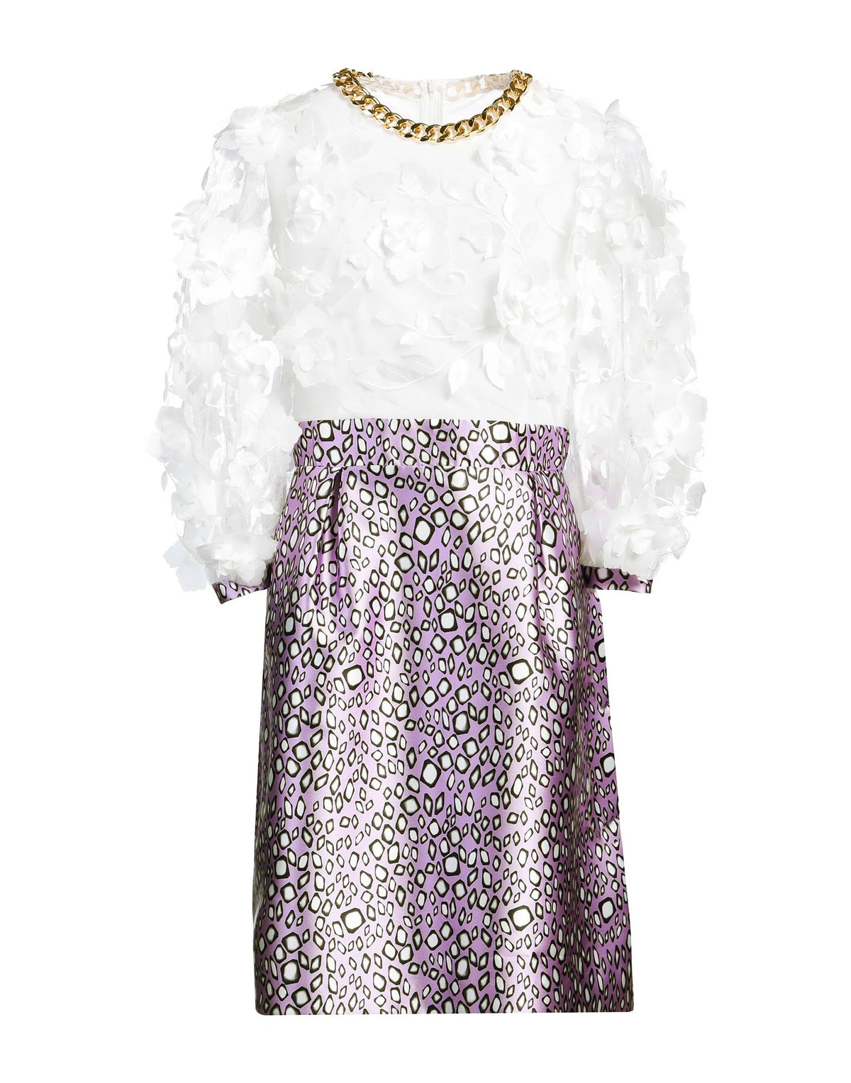 Manuel Del Rei Womens Midi Dresses - White
