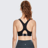 Ultra Max High Performance Padded Wireless Sports Bra - Grey
