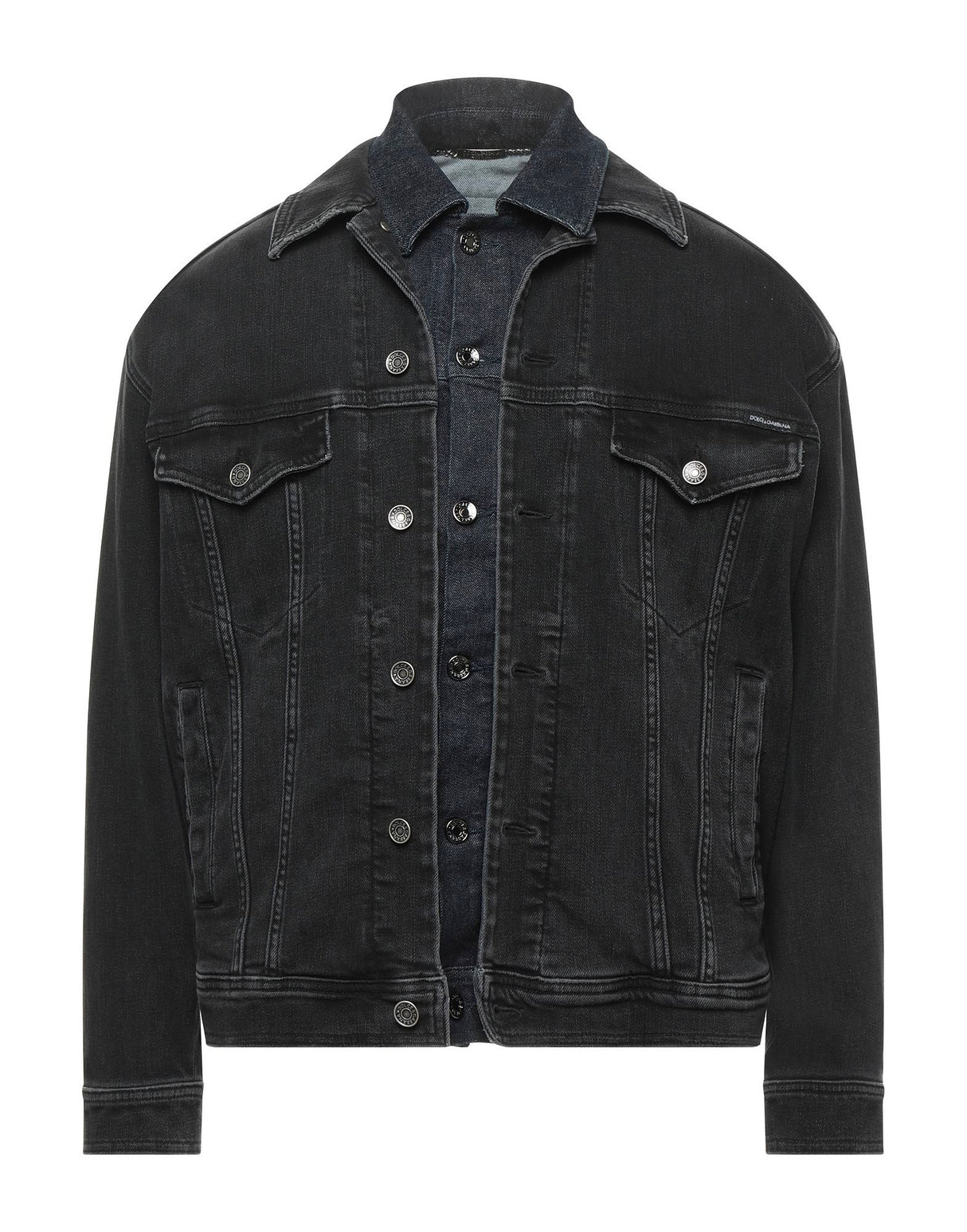 Dolce&Gabbana Mens Denim Outerwear - Black
