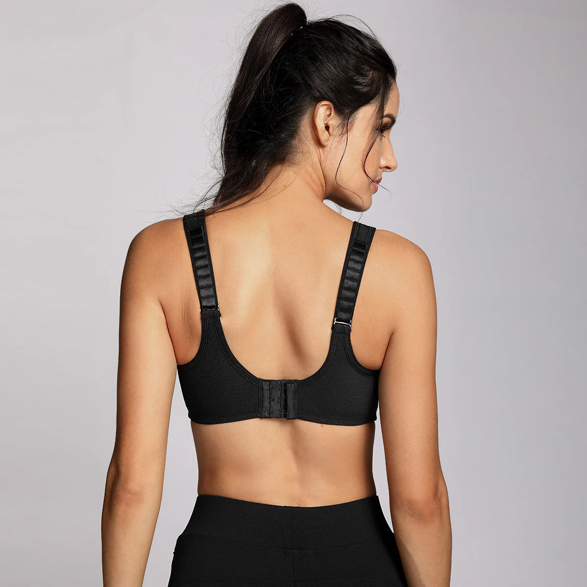Max Control High Impact Sports Bra - Black