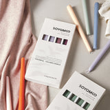 Tea & Rain Ombre Taper Candles