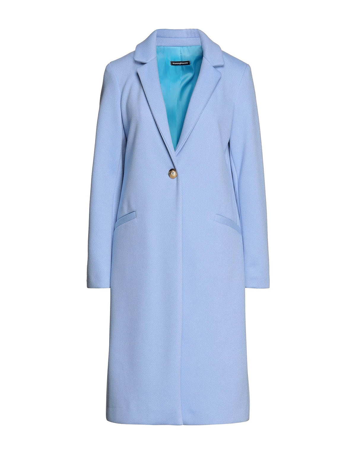Biancoghiaccio Womens Coats - Sky blue