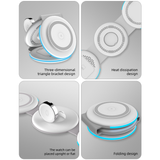 TODO 3 in 1 Wireless Phone Charger 15W Fast Charge Earphone Watch Magnetic Charge