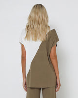 Lost In Lunar Women's Norah Knit Top - Khaki