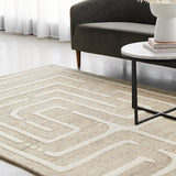 Summit Maze Linen Rug