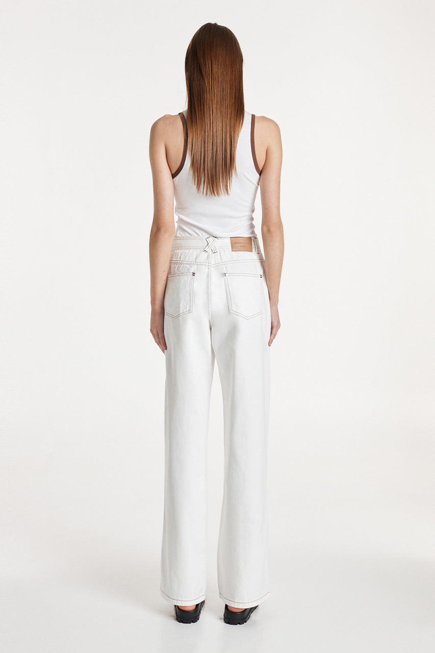Madison The Label Nomad Jeans - White Denim