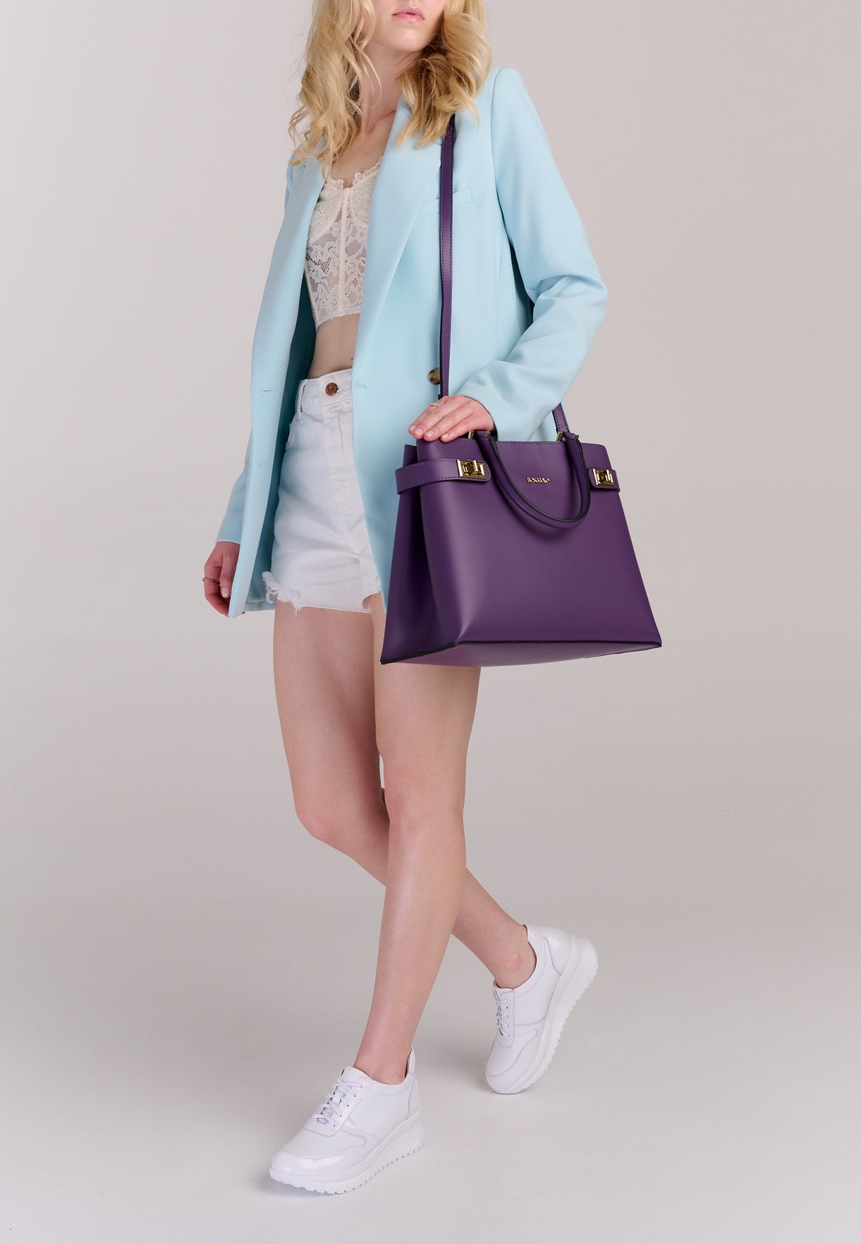 Bosccolo Handbag - Purple