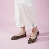 Leopard Print Pointed Toe Work Shoes - Green