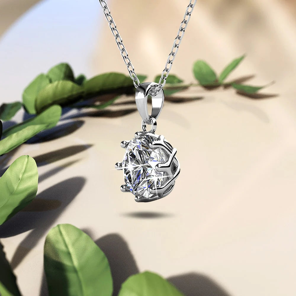 Krystal Couture Beatrice Spark Necklace Embellished with SWAROVSKI Crystals