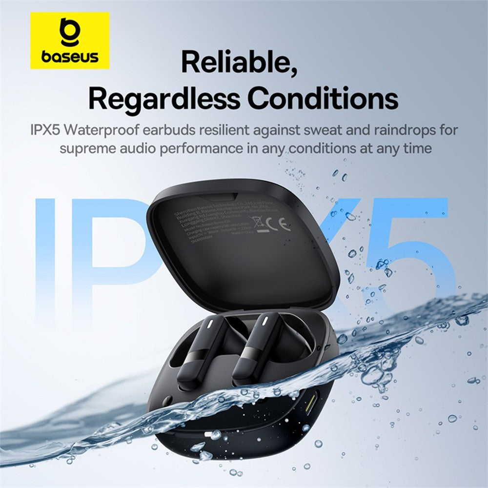Baseus Bowie True Wireless Earphones Bluetooth V5.3 TWS Earbud E20 - Black