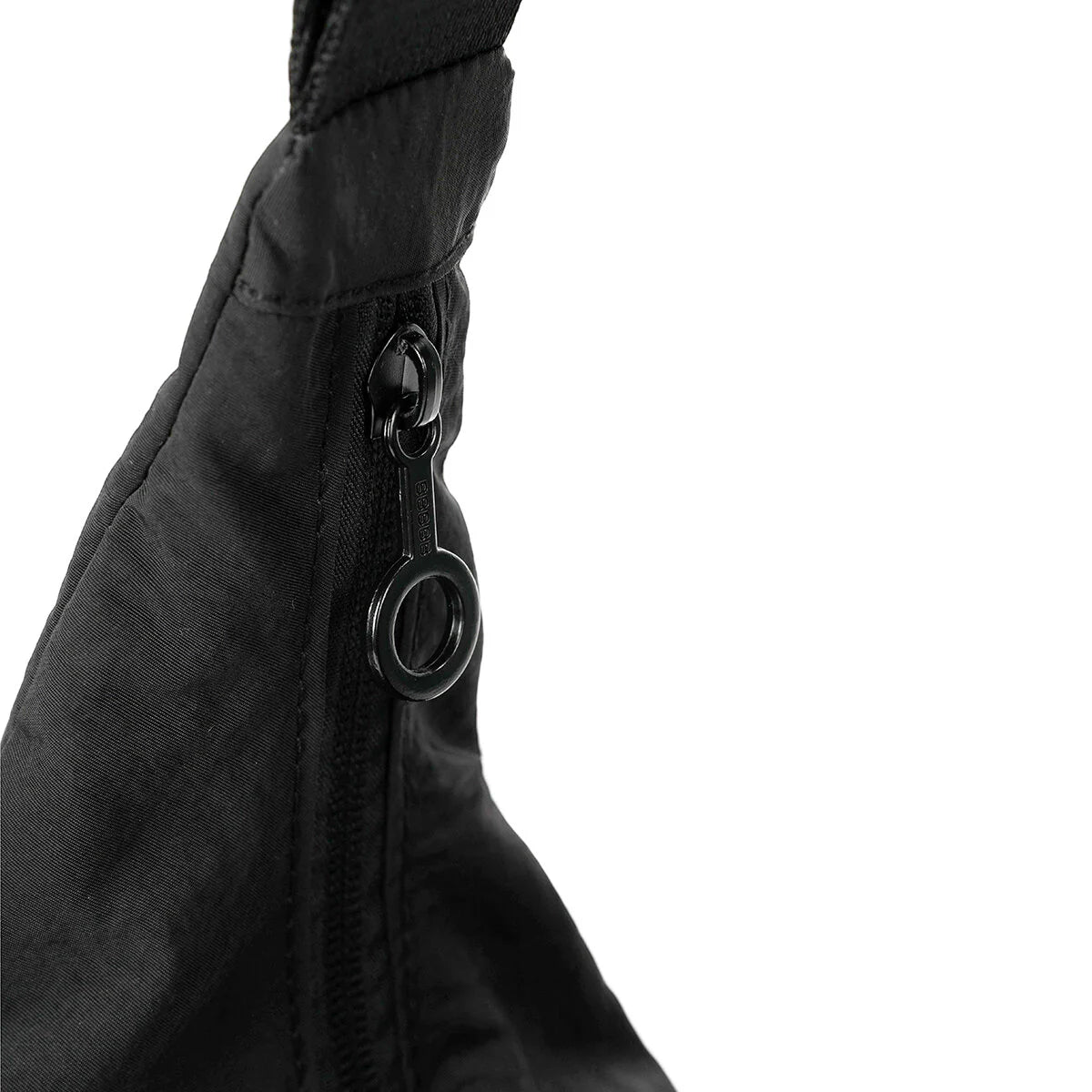 BAMEI Water-Resistant Nylon Crescent Crossbody Bag - Black