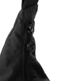 BAMEI Water-Resistant Nylon Crescent Crossbody Bag - Black