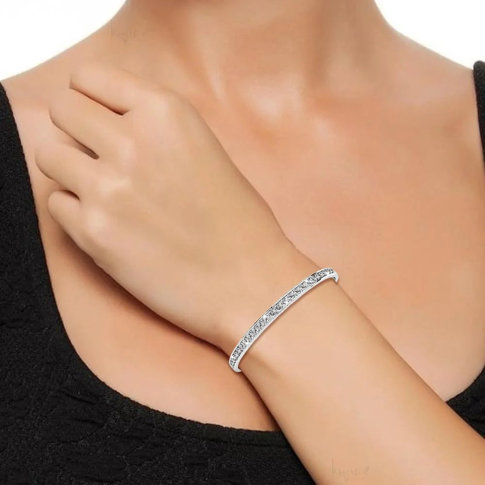 Boxed Aurelle Bangle and Hoops Set Embellished with SWAROVSKI® Crystals