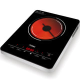 TODO 2000W Infrared Hotplate Electric Cooktop Tempered Crystal Glass Touch Control