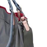 BAMEI Reversible Dual-Color Ballistic Nylon Bucket Bag - Charcoal