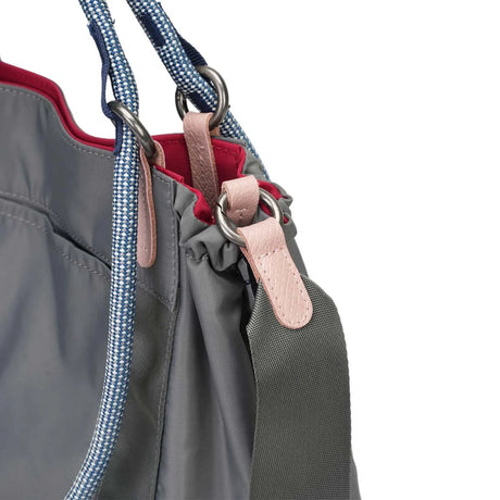 BAMEI Reversible Dual-Color Ballistic Nylon Bucket Bag - Charcoal