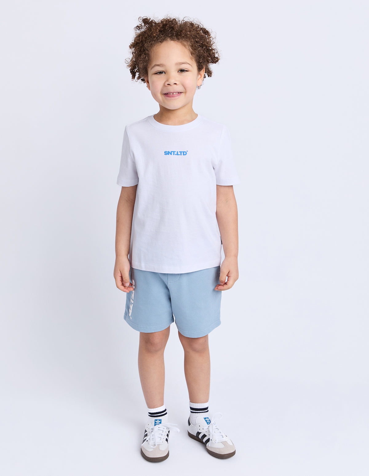 St Goliath Boys Podium Fleece Short - Light Blue