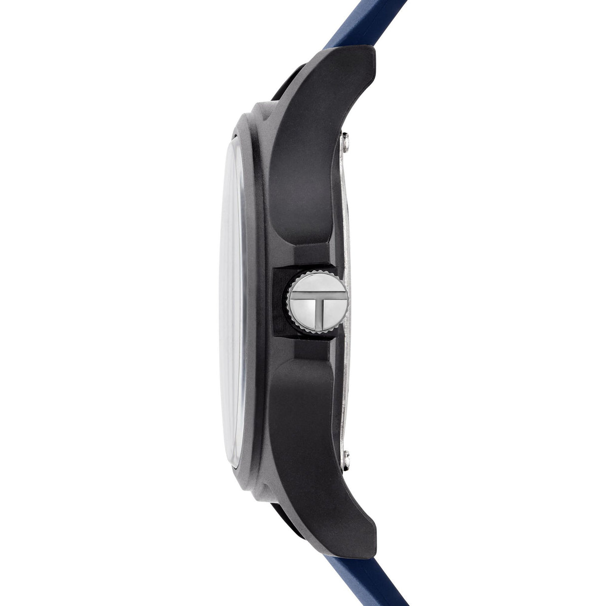 Ted Baker Mens Phylipa Iconic Rose Gold And Black Leather Band