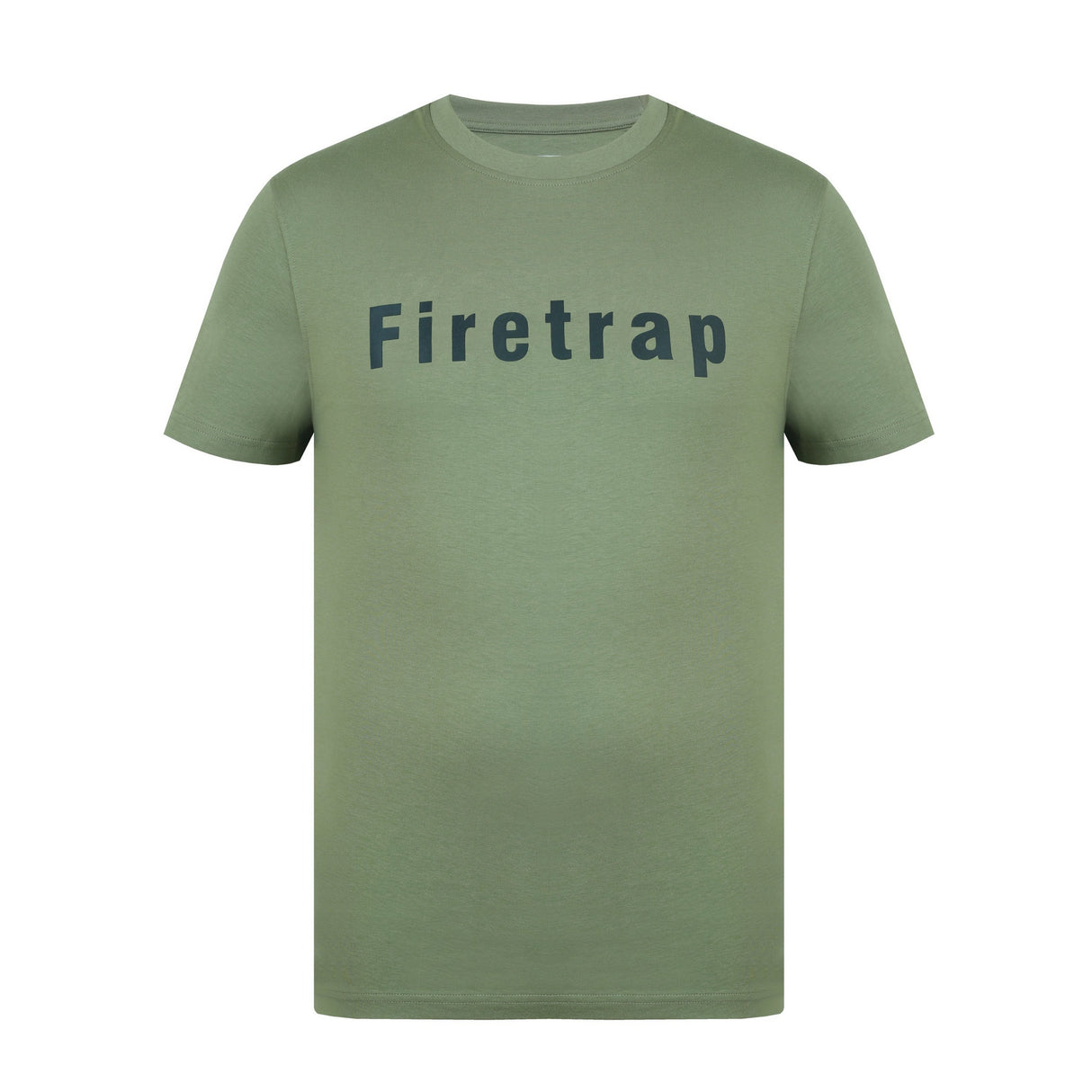 Firetrap Men's Large Logo Tee - Green