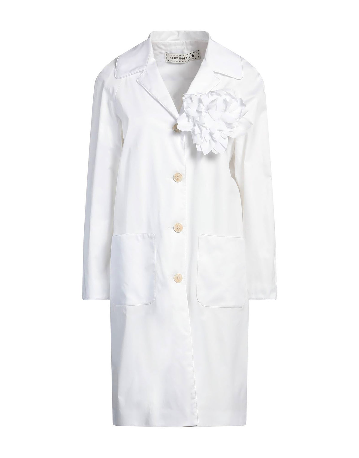 Shirtaporter Womens Overcoats & Trench Coats - White