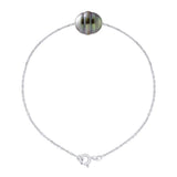 Bracelet Tahitian Pearl White Gold 10-11mm