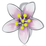Solid 925 Signature Silver Gift Of Sakura Charm