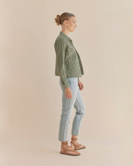 Amelius Alliance Drill Denim Jacket - Desert Sage