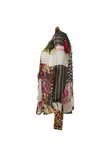 Dolce & Gabbana Women Patchwork Long Sleeve Shirt