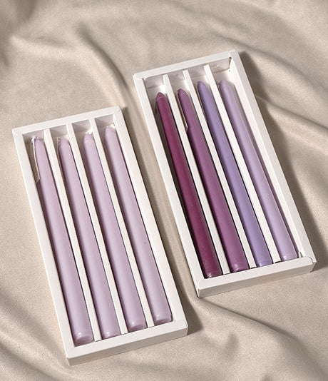 Tea & Rain Ombre Taper Candles
