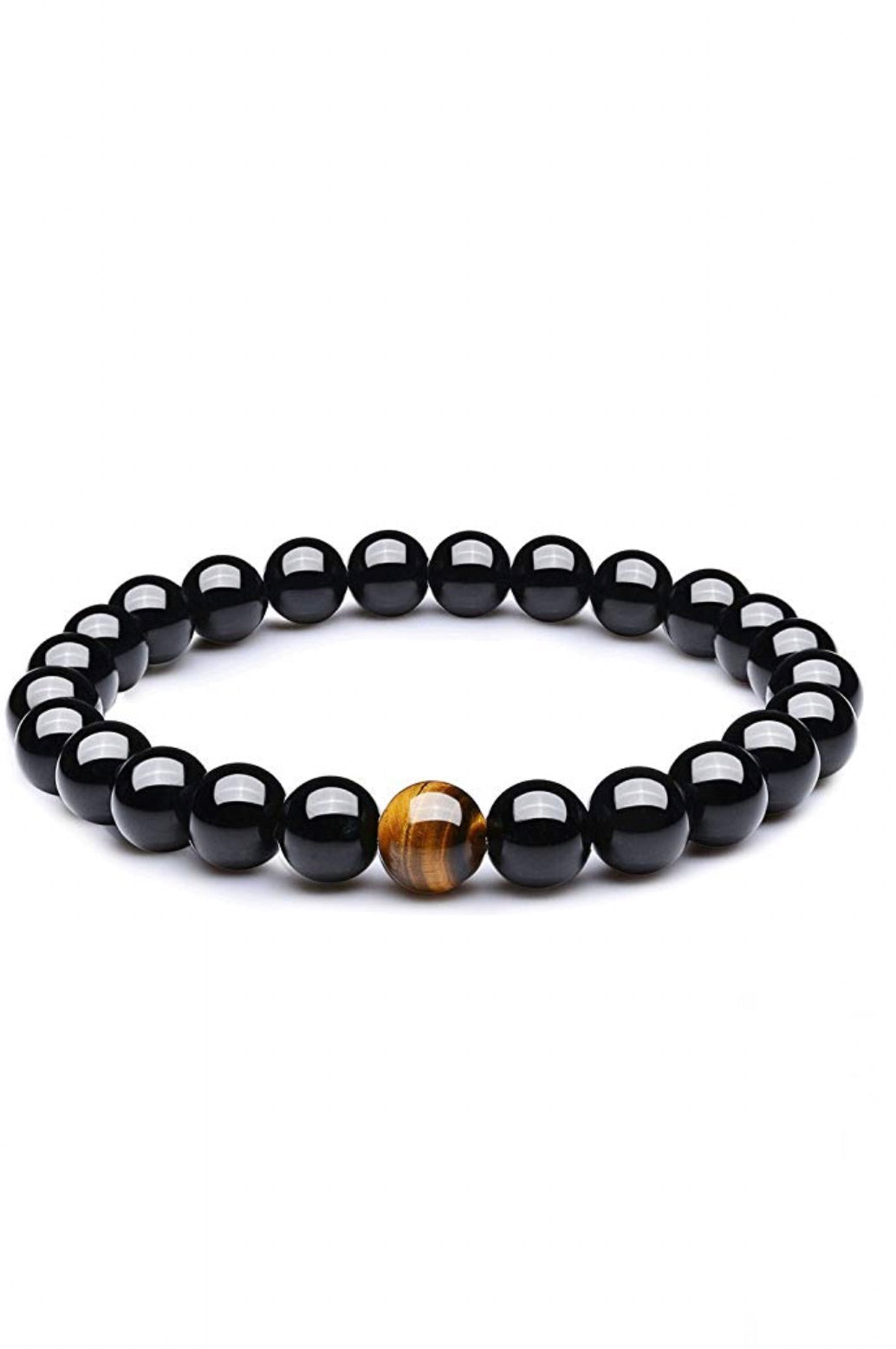 Stephen Oliver Onyx & Tiger Eye Bracelet