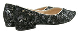 Bosccolo Womens Ballerina - Black / Silver