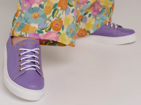 Bosccolo Womens Sneakers - Purple/White