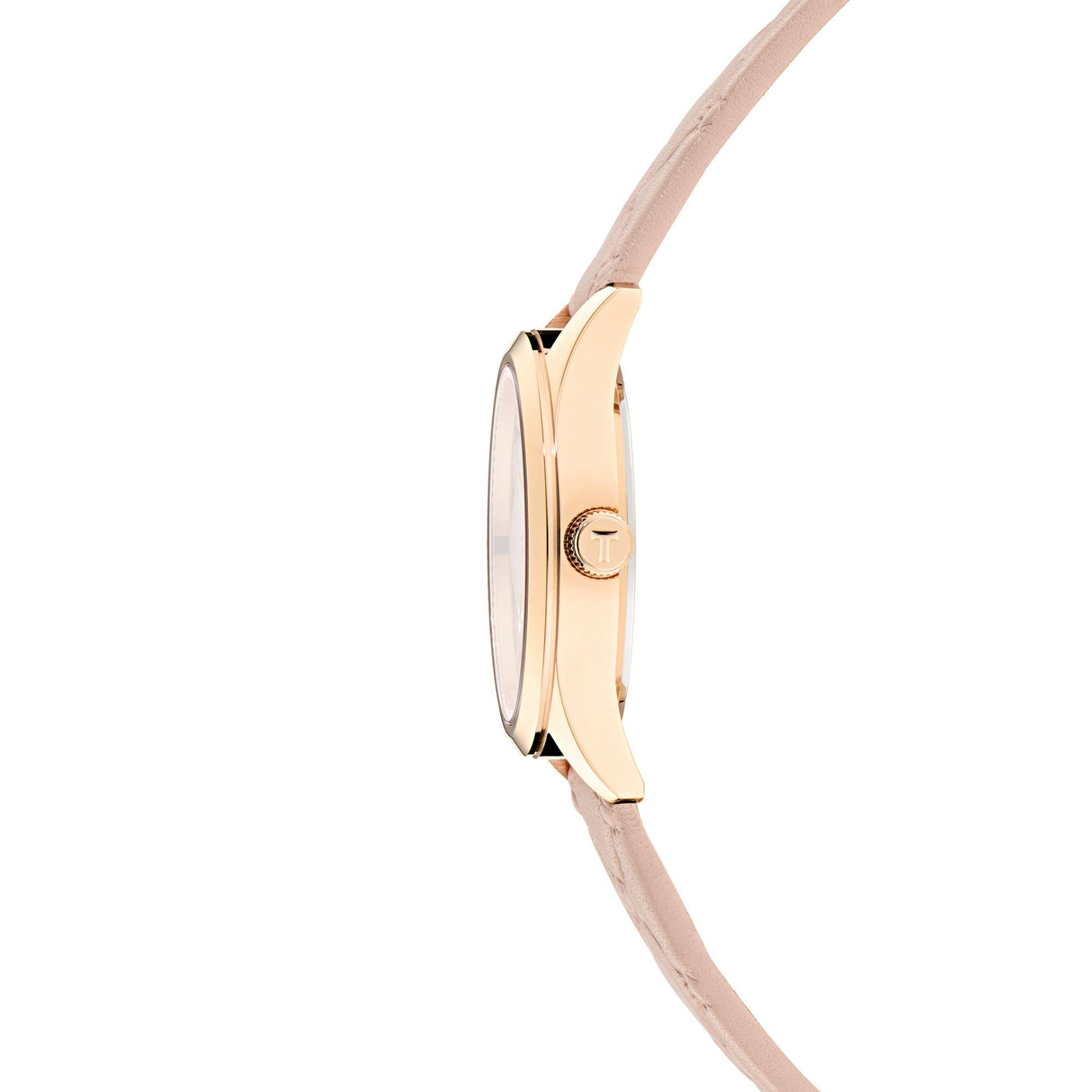 Ted Baker Womens Coolly Rose Gold-Tone Pink Embossed Leather Watch