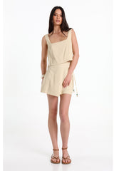 Lost In Lunar Women's Indianna Skort - Custard