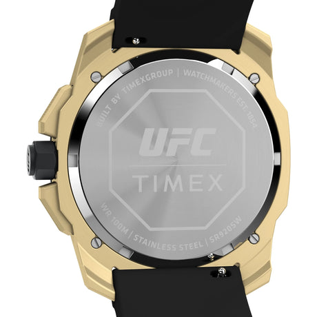 Timex UFC Icon Chrono Gold Black Silicone
