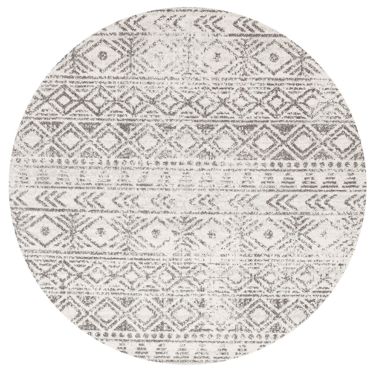 Oasis 456 Grey Round Rug