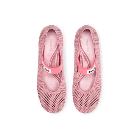 Fishnet Mary Jane Pumps - Pink