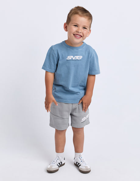 St Goliath Boys Challenger Tee - Mid Blue