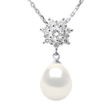 Necklace Jewelry - Natural Pearl White - Longueur 42 cm
