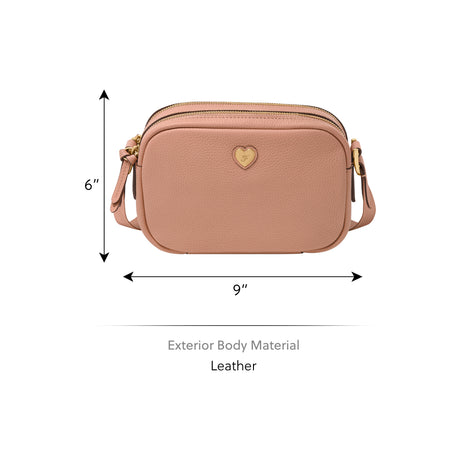 Fossil Danni Pink Crossbody