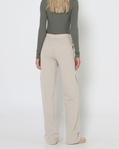 Lost In Lunar Women's Mila Trackpants - Beige