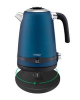 TODO 1.7L Stainless Steel Cordless Kettle Keep Warm Electric Led Water Jug - Blue