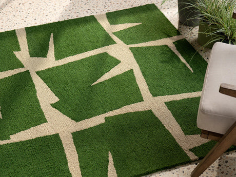 Scion Moqui Green 426507 Outdoor Rug