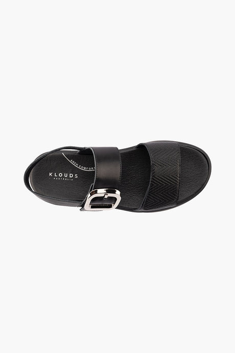 Klouds Isla Black Embossed