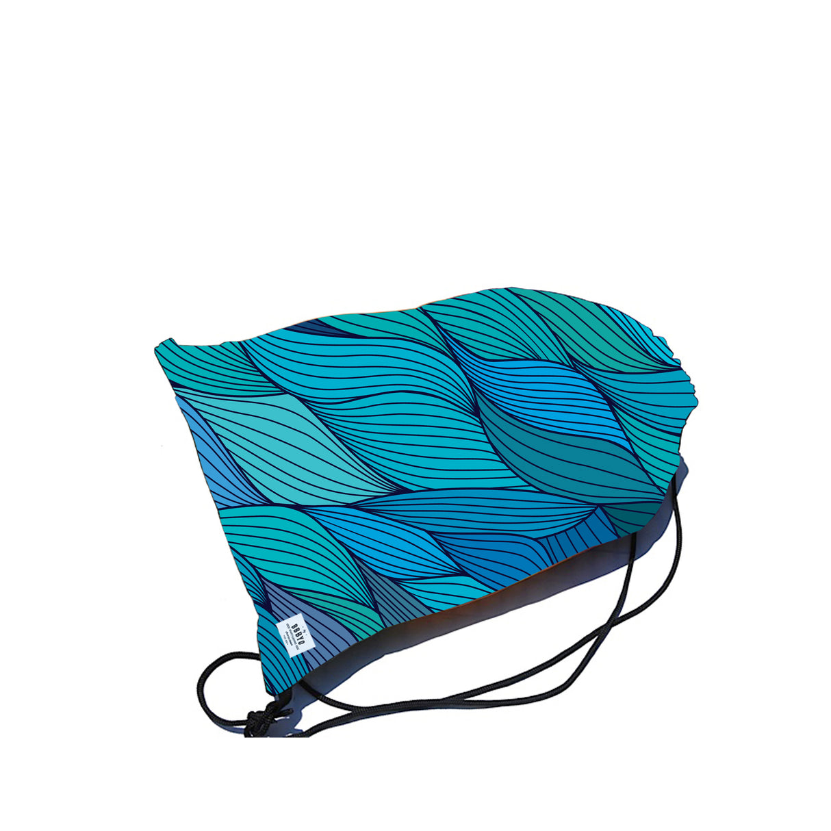 Swim Bag Backpack - Tide Print