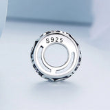 Solid 925 Signature Silver Open Filigree Charm