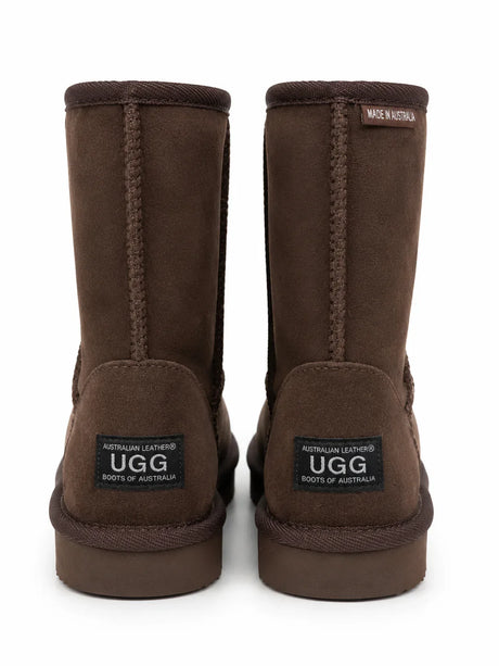 Australian Leather Ugg Classic Short - Chocolate - AU7