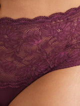 2 Pack Daily Essentials Cotton & Floral Lace Full Brief (465N)