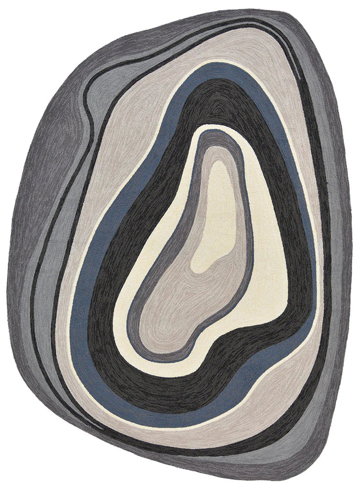 B&C Aura Grey Outdoor Rug 477304